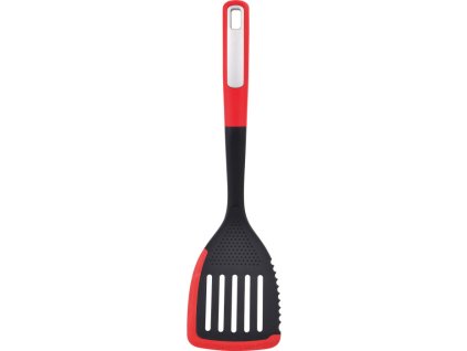 Bergner perforovaná špachtľa / 33,7 x 11,1 x 5,7 cm / nylon a silikón / čierna a červená