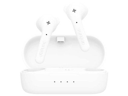 Bezdrôtové slúchadlá Defunc True Basic / Bluetooth 5.0 / 50 Hz - 10000 Hz / USB-C / biele