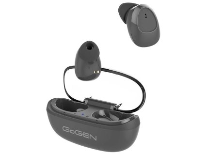 Bezdrôtové slúchadlá GoGEN TWS PAL / Bluetooth 5.0 / 90 dB / čierne
