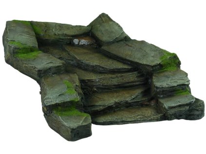 Dekoratívna kaskáda s čerpadlom BestBerg EF-27 / motív skalky / polyresin / 104 x 54 x 10 cm