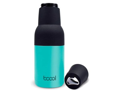 Fľaša na nápoje s otváračom bcool / 355 ml / modrá