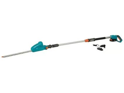 Gardena akumulátorové nožnice na živý plot 14732-55 / 18 V / dĺžka noža 42 cm / LED indikátor / tyrkysová