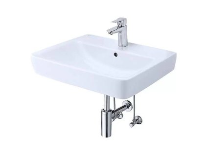 Geberit Renova Plan umývadlová súprava s prepadom / 60 x 48 cm / biela