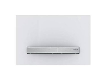 Geberit Sigma 50 ovládací panel / dvojité splachovanie / plast / biela / chróm