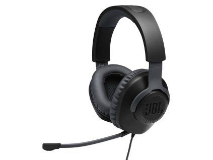 Herné slúchadlá JBL Quantum 100 / 100 dB / 32 ohmov / 3,5 mm jack / čierne