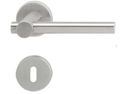 Kľučka dverí / okrúhla / matná nehrdzavejúca oceľ