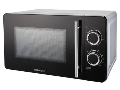 Medion MD 10495 mikrovlnná rúra / 2 v 1 / 700 W / 20 l / strieborná/čierna