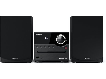 Microsystem Sharp XL-B512 / CD prehrávač / 45 W / 87,5 - 108 MHz / Bluetooth V 5.0 / čierna