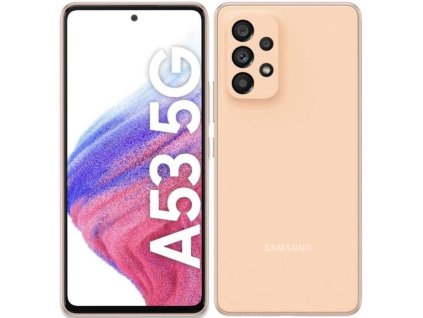 Mobilný telefón Samsung Galaxy A53 5G (SM-A536BZONEUB) / 6GB/128GB / Awesome Peach