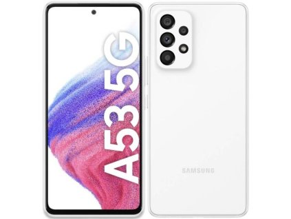 Mobilný telefón Samsung Galaxy A53 5G (SM-A536BZWNEUB) / 6GB/128GB / úžasná biela