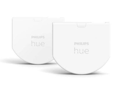 Modul nástenného spínača Philips Hue / 2 ks / plast / biely