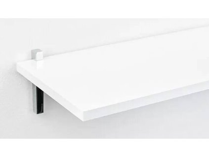 Nástenná polica Formát Chany / 80 x 25 x 1,8 cm / drevotrieska / biela