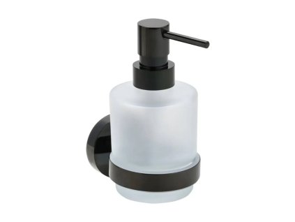 Nástenný dávkovač mydla Bemeta Hematite / O 7,5 cm / 200 ml / grafit