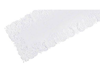 PERIS Bežec 40 x 180 cm / biely (Varianta ivi1)