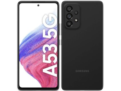 Mobilný telefón Samsung Galaxy A53 5G (SM-A536BZKNEUB) / 6 GB / 128 GB / úžasná čierna