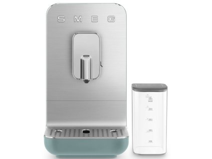 Automatický kávovar Smeg BCC13EGMEU / 1350 W / 1,4 l / 19 barov / smaragdovo zelená / strieborná