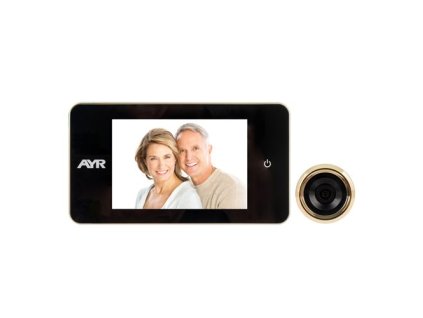 Digitálne dverové kukátko AYR 754 / 105º / mosadz