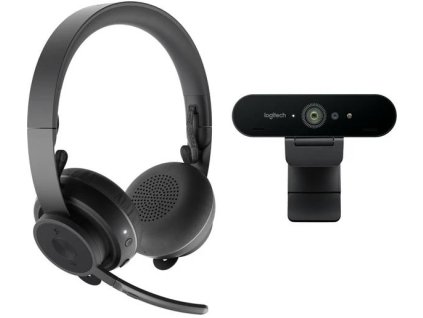 Videokonferenčná súprava Logitech Brio 4K (991-000345) / webová kamera / hlavná súprava / 4K Ultra HD / 90° pozorovací uhol / Bluetooth / čierna