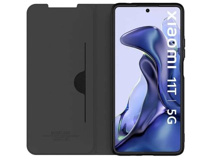 Pouzdro s klopou Modelabs pro mobilní telefon Xiaomi 11T a 11T PRO / TPU plast / černá