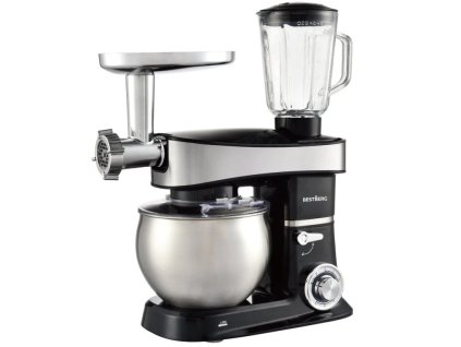 Multifunkční kuchyňský robot BestBerg BBR-2000BK / 2000 W / 6 l / 6 rychlostí / černá