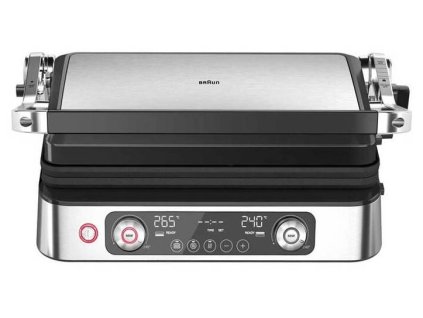 Elektrický kontaktní gril Braun Multigrill 9 Pro CG9140 / 3 v 1 / 2200 W / max. 265 °C / černá/nerez