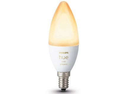 Biely plamienok Ambiance 6W E14 x2 - Bluetooth