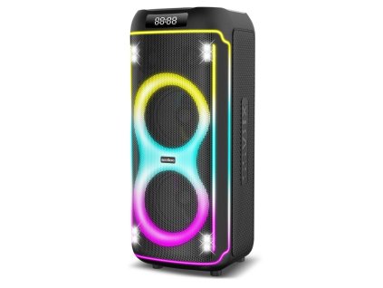 Přenosný party reproduktor BestBerg BBPS-1600 / Bluetooth / 1600 W / černá