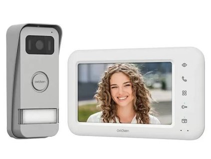 Domáci videozvonček Avidsen Elia / 800 x 480 px / 17 V / 7" (17,8 cm) displej / sivá