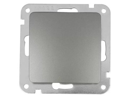 Spínač pod omietku Voltomat Diva 10 A / lesklá strieborná