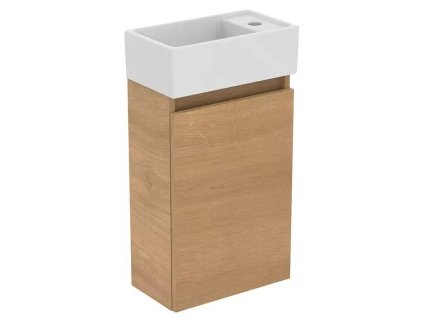 Kúpeľňová skrinka s umývadlom Ideal Standard Eurovit+ R0569Y8 / biela/dub