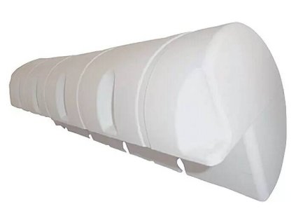 Molový blatník Talamex / 24 x 110 x 24 cm / PVC / bílá