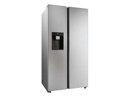 Americká chladnička s mrazničkou Haier HSW79F18CIMM / 601 l / nerezová oceľ