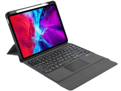 Puzdro na tablet s klávesnicou COTECi pre Apple iPad Air 10,9" (2020), Apple iPad Pro 11" (2020/2021) CZ (61013-BK) / čierne