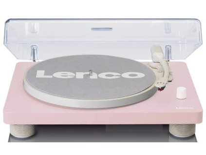 Gramofon Lenco LS-600WA / 33,45,78 ot./min. / 2 reproduktory / růžová