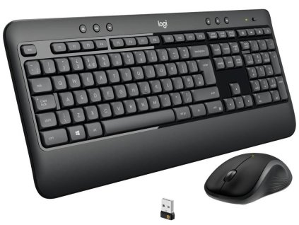 Klávesnice s myší Logitech Advanced MK540 (920-008675) / DE / optický senzor / 2,4 GHz / černá