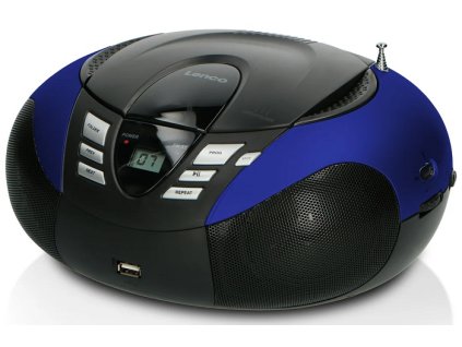 Prenosné rádio Lenco SCD-37 USB Blue