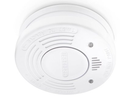 Detektor dymu Alecto SA-110 / extra hlasný alarm 85 dB / biely