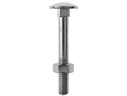 Skrutka s maticou Profi Depot / M8 x 60 mm / 50 ks / oceľ / strieborná