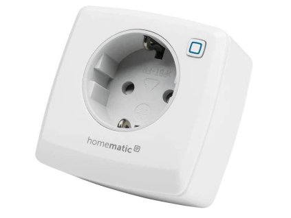 Zásuvný spínač Homematic HmIP-PSM-2 / -10 až +35 °C / IP20 / max. 13 A / bílá