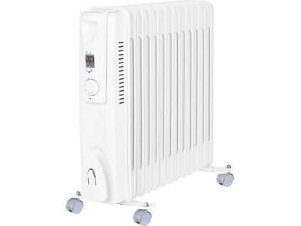 Olejový radiátor Aulum / 2500 W / biely
