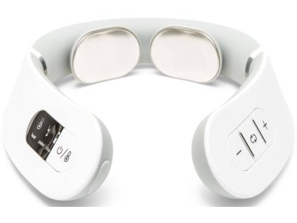 Masážní přístroj na krk Bodi-Tek BT-NEMA / 6 programů / 16 úrovní intenzity / 38 - 58 °C / bílá