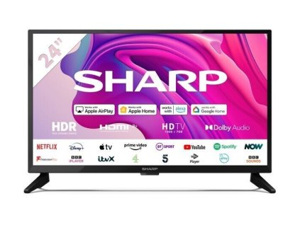 Smart televize Sharp 24FD7K 1T-C24FD7KF1FB / HD Ready / 24" (61 cm) / černá