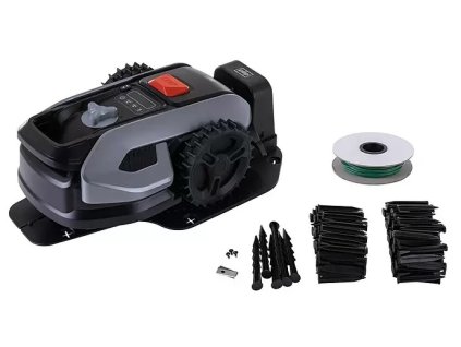 Robotická kosačka Scheppach BRMR300 / 16 cm / 2 Ah / 300 m² / čierna/sivá