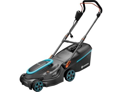 Gardena PowerMax 37/1800 G2 Elektrická kosačka / 1800 W / 500 m² / záber 37 cm / sivá/modrá
