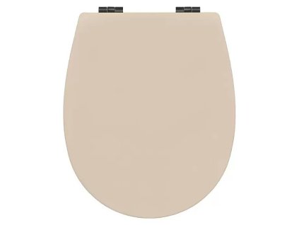 WC sedadlo Bemis Hudson / drevo / nerezová oceľ / piesok