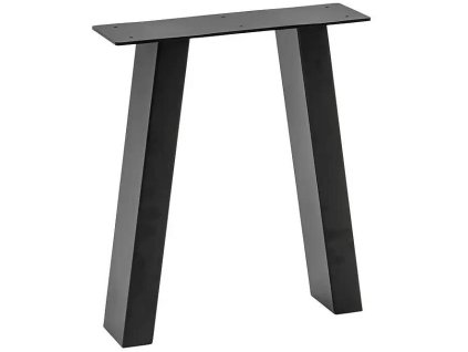 Stolová noha Pur Iternal Select U / 2 kusy / 33 x 39 x 10 cm / oceľ / čierna