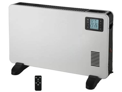 Konvektor Voltomat HEATING JR08R TURBO / 38,5 x 52 x 26 cm / 800 W / kov / biela/čierna