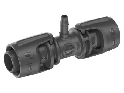 Spojka zavlažovacího systému Gardena Micro-Drip 13204-20 / 1/2" x 3/16" / 5 ks / černá
