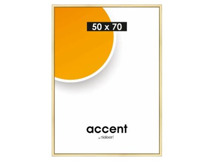 Fotorámeček Accent by Nielsen / 50 x 70 cm / zlatá