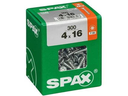 Univerzálna skrutka Spax T-Star plus / 4 x 16 mm / 300 ks / oceľ / strieborná